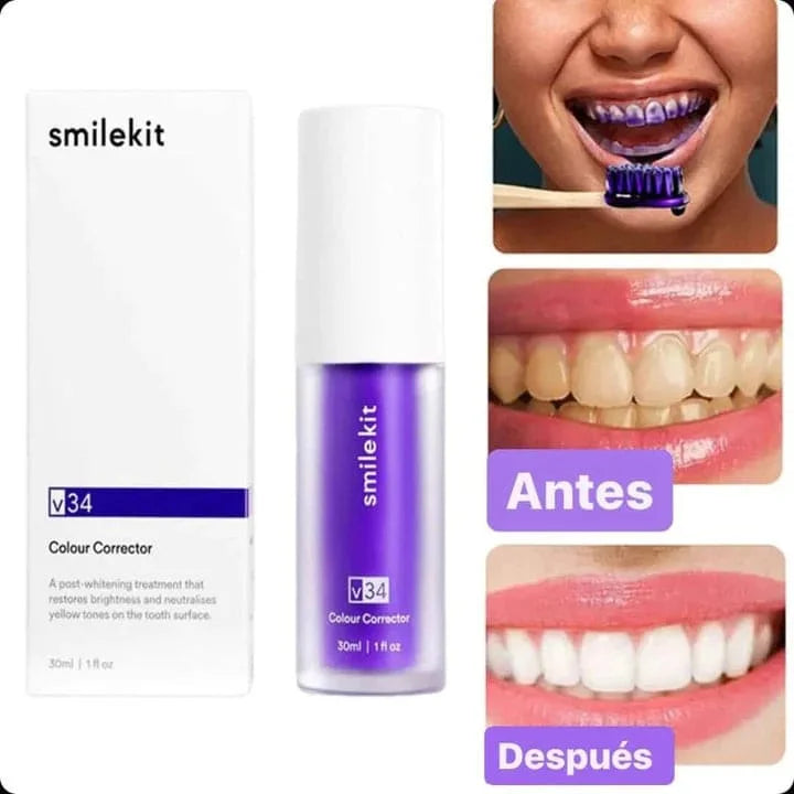 SmileKit® Crema morada blanqueadora