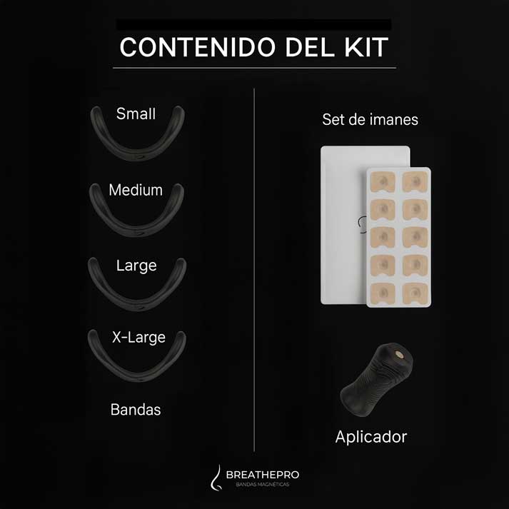 BREATHEPRO - BANDAS MAGNÉTICAS PARA DEJAR DE RONCAR Y RESPIRAR MEJOR