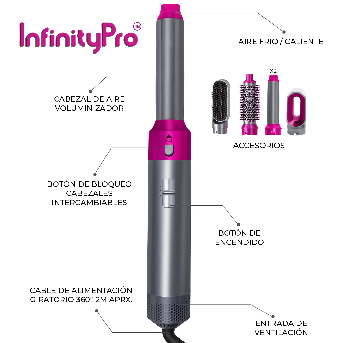 INFINITY PRO CEPILLO 5 EN 1