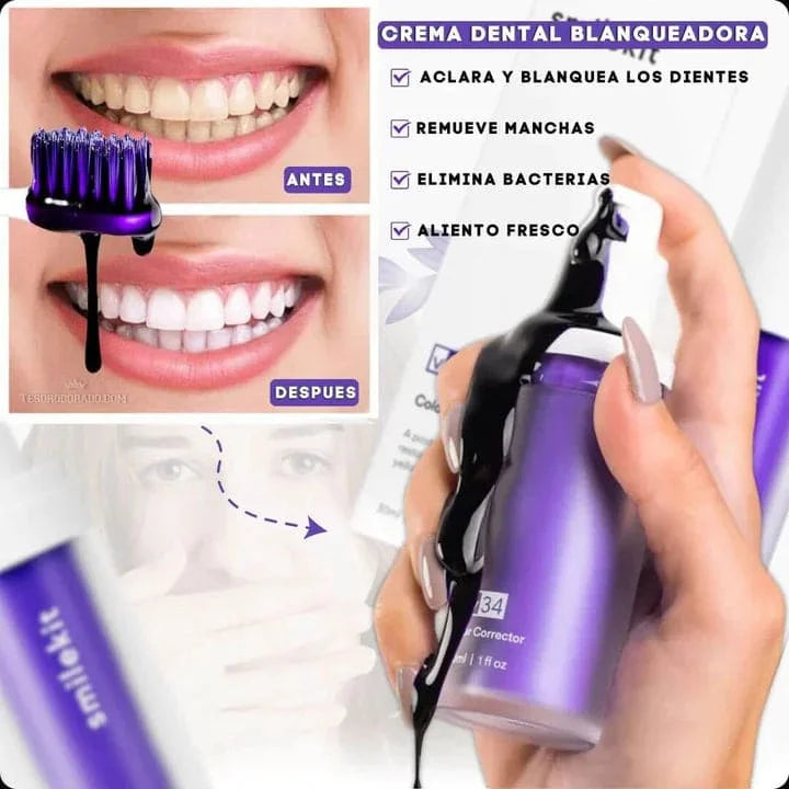 SmileKit® Crema morada blanqueadora