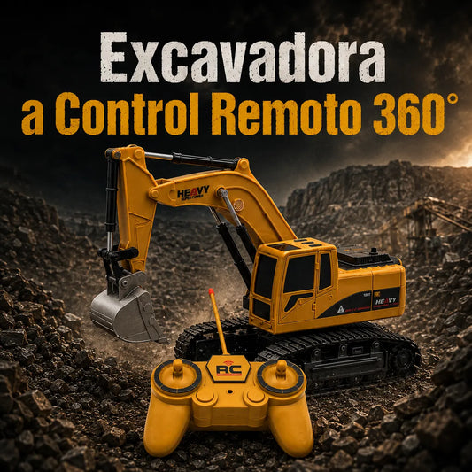 Excavadora a Control Remoto 360°